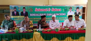 Polsek Sipirok Hadiri Launching Kampung Moderasi Beragama