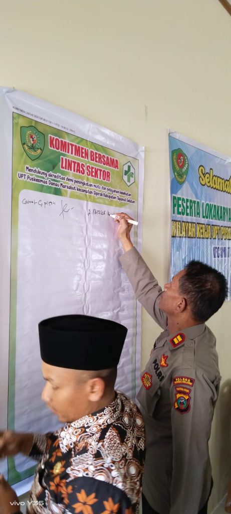 Hadiri Mini Lokakarya Lintas Sektoral, Kapolsek Sipirok : Bila Ada Keluhan di Desa Sampaikan ke Bhabinkamtibmas