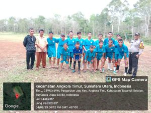 Narkoba Musuh Bersama, Polsek Sipirok Dukung Kegiatan Positif Pemuda Lewat Sepak Bola
