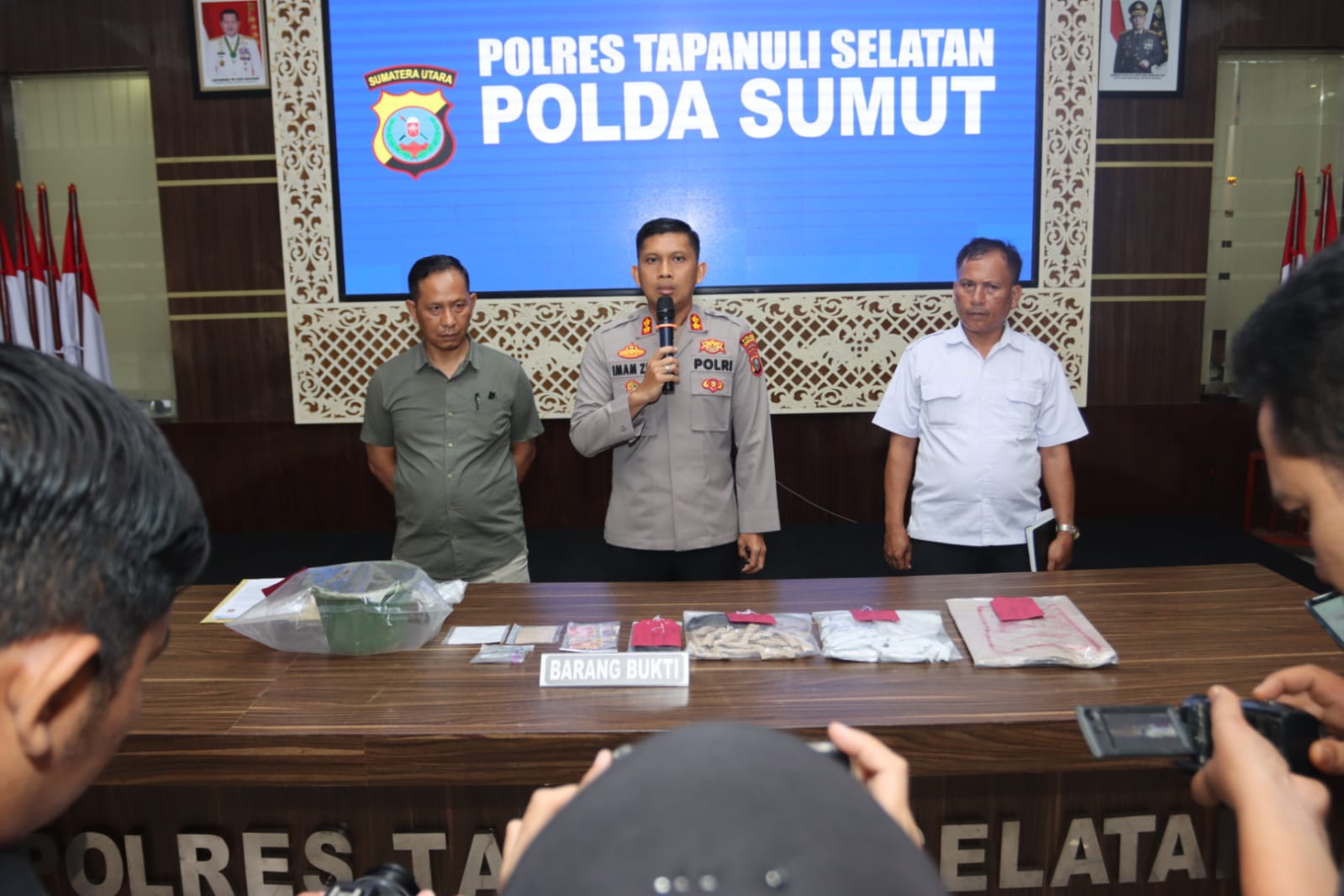 Kapolres Komitmen Polres Tapsel Kapoldasu Berantas Narkoba