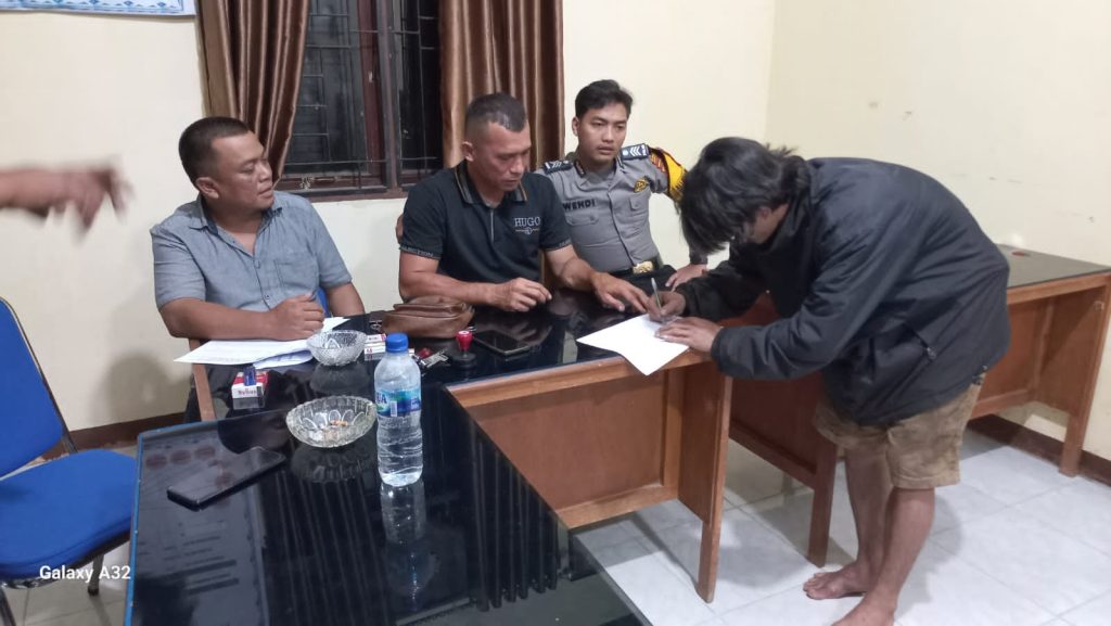Sigap, Polsek Batang Toru Amankan Petani yang Buat Resah Warga