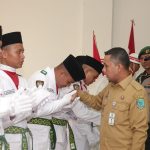 Paskibraka Paluta Kapolsek Padang Bolak Berikan Terbaik