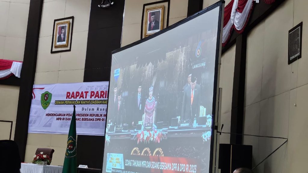 Penyampaian R-APBN 2024, Polres Tapsel Ikuti Pidato Kenegaraan Presiden RI