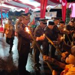 Kapolres Tapsel Pawai Obor HUT RI ke-78