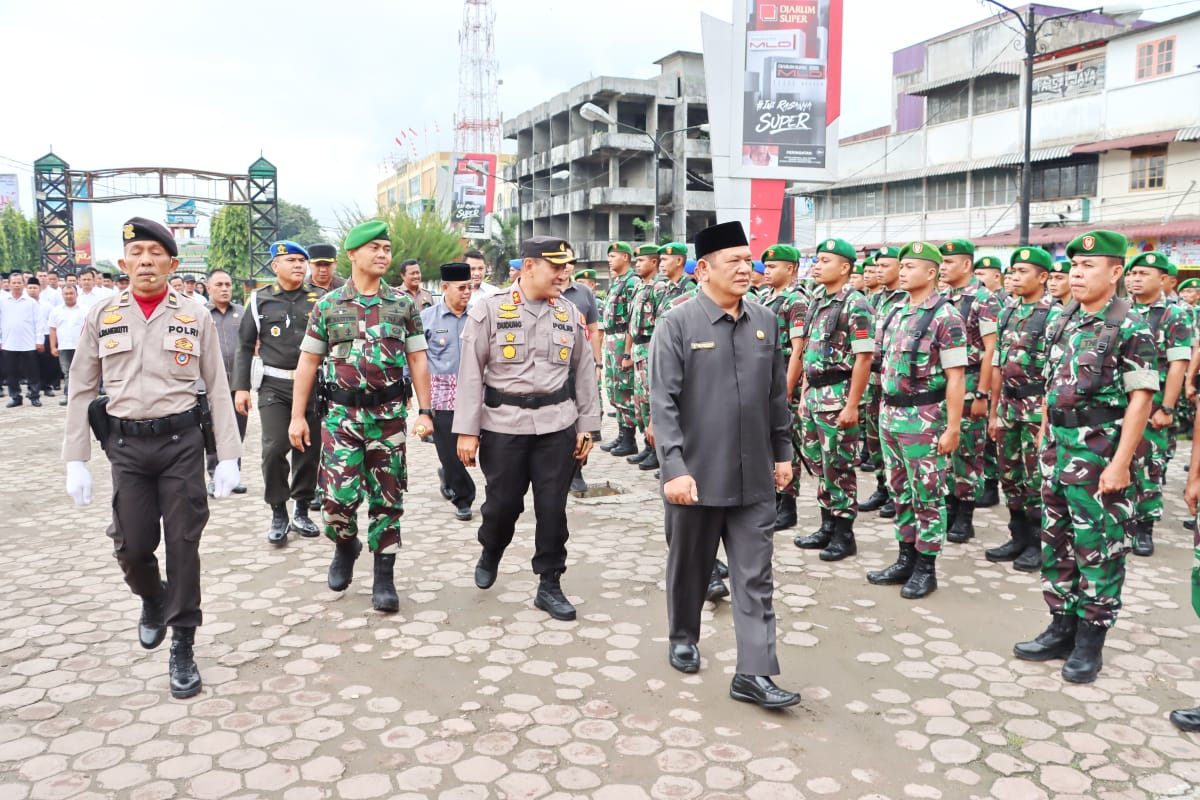 Polres Padangsidimpuan Apel Gelar Pasukan Pilkades