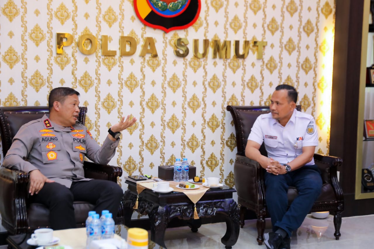 Polda Sumut Sinergi dengan PT KAI