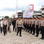 Pilkades Kapolres Padangsidimpuan Personel Waspada