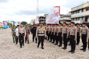 Pimpin Apel Serpas Pilkades, Kapolres Padangsidimpuan Minta Personel Tetap Waspada