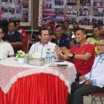 Nobar Final Piala AFF Sinergitas Polres Tapsel PWI Tabagsel Solid
