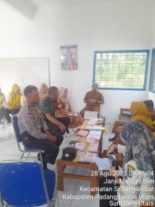 Polsek Padang Bolak Hadiri Mini Loka Karya Dinas KB Kabupaten Paluta