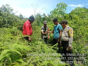 Kompak, Polsek Padang Bolak, TNI, Manggala Agni, dan Masyarakat Patroli Antisipasi Karhutla