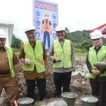 Peletakan Batu Pertama RSUD Pintu Padang Kapolres Tapsel