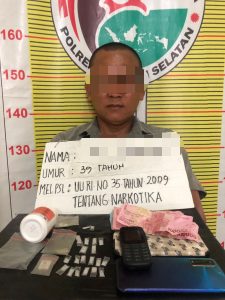 Persempit Ruang Gerak Narkoba, Bandar Sabu Ditangkap Polres Tapsel Saat GKN