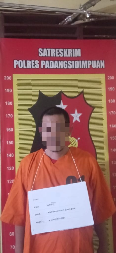 Sat Reskrim Polres Padangsidimpuan Ungkap Kasus Tragedi Moral Predator Cabul ke Anak Kandung
