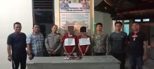 Gerebek Lapak Narkoba, Polsek Batang Toru Tangkap 2 Pria, Sebagian Kabur Lompat ke Sungai