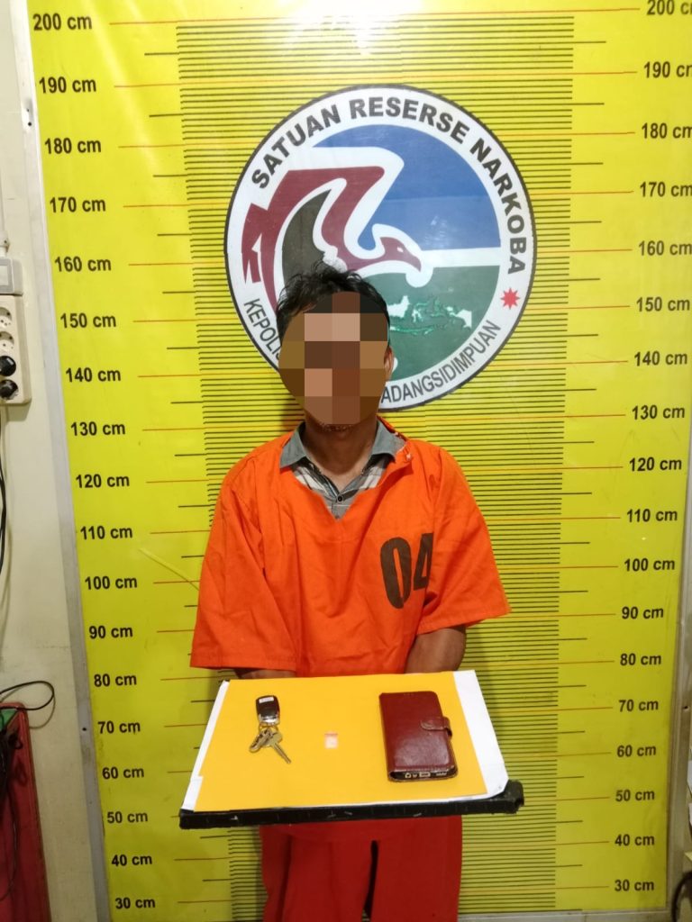 Miliki Sabu, Oknum Kades Tertangkap Polres Padangsidimpuan