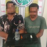 Sat Samapta dan Sat Resnarkoba Polres Tapsel bekuk dua pria saat memakai sabu di Rumah kosong