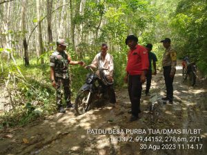 Antisipasi Karhutla, Polsek Padang Bolak Patroli Gabungan