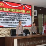 Kapolres Tapsel Latihan Pra Operasi Zebra 2023