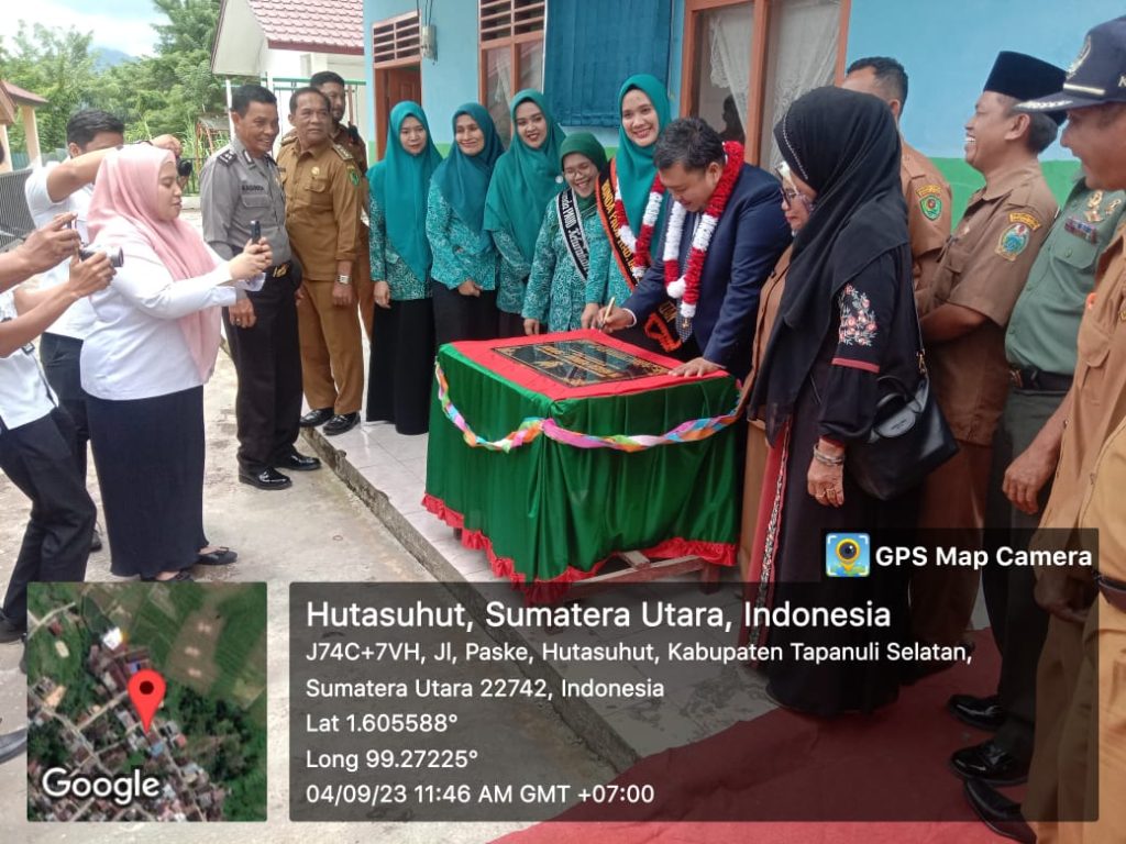 Polsek Sipirok Hadiri Peresmian TK Negeri Pembina