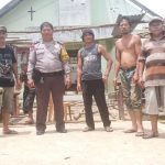Bhabinkamtibmas Angkola Selatan Gotong Royong di Gereja Warga
