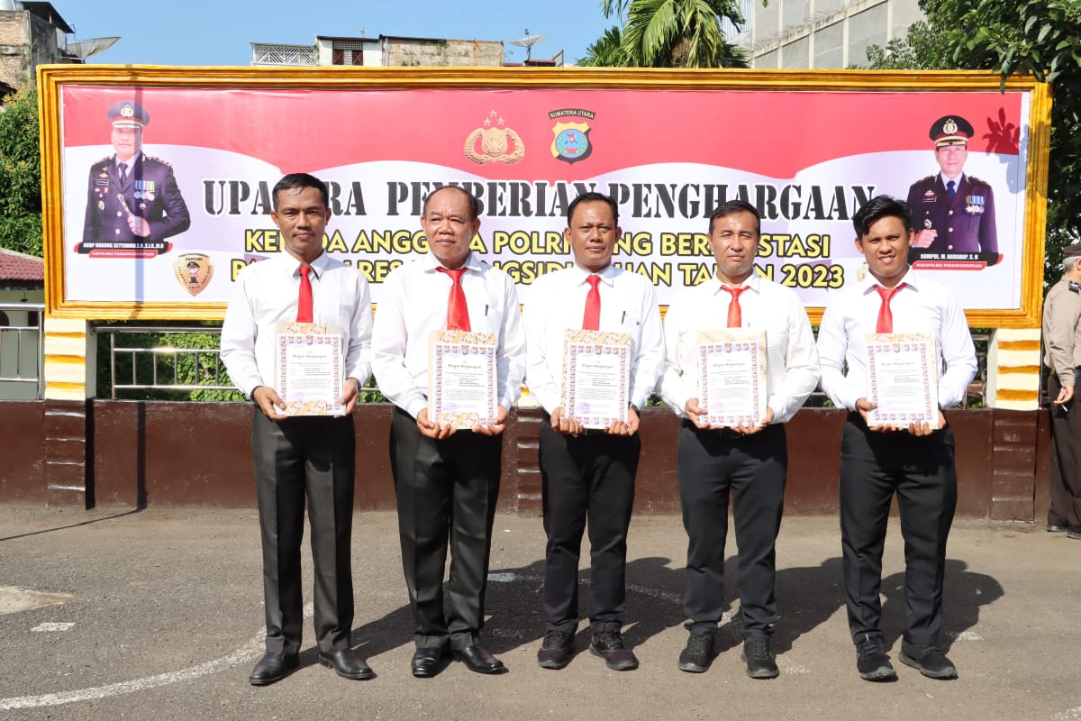 AKP Jasama Sidabutar Reward Kapolres Padangsidimpuan