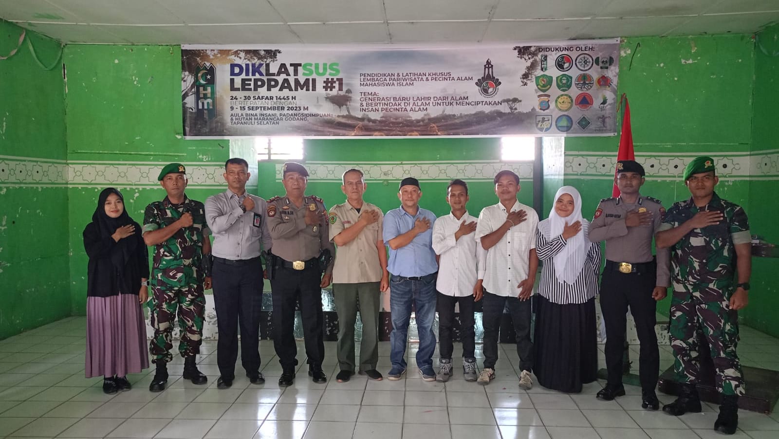 Polres Tapsel Diklatsus Leppami HMI Padangsidimpuan