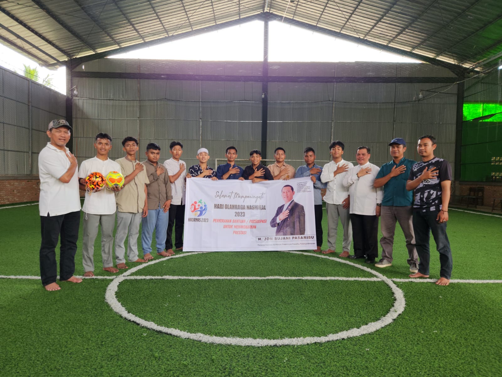 Haornas ke-40 Jon Sujani Pasaribu Bola Futsal "Poda Na Lima"