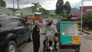 Polsek Batang Toru Gelar Operasi Zebra Toba 2023, Ini yang Dilakukan