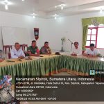 Polsek Sipirok Musyawarah Penataan Marka Jalan Tapsel