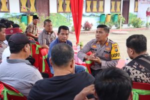 Setelah Desa Sialogo, Kapolres Tapsel Ekspansi ke Desa Sidadi II Agar Warga Jadikan Narkotika Musuh Bersama
