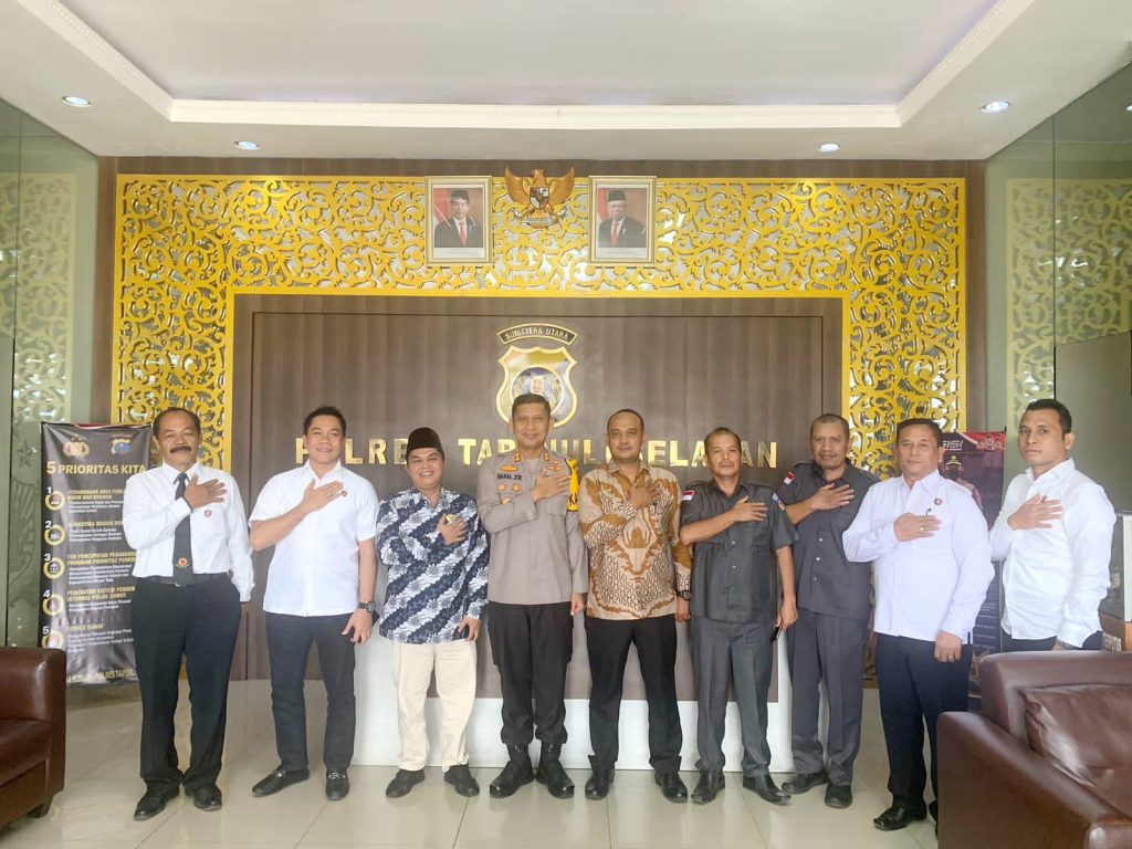Jalin Sinergi antar Gakkumdu, Bawaslu Tapsel Audiensi ke Kapolres