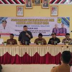 Dalam sosialisasi kewaspadaan dini jelang Pemilu 2024, Polres Tapsel menghimba masyarakat untuk tetap jaga persatuan