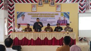 Sosialisasi Kewaspadaan Dini Jelang Pemilu, Polres Tapsel Himbau Masyarakat Tetap Jaga Persatuan