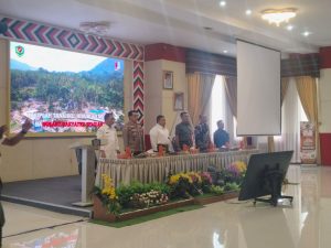 Polres Tapsel Ikuti Rakor Kesiapan Pemilu 2024   