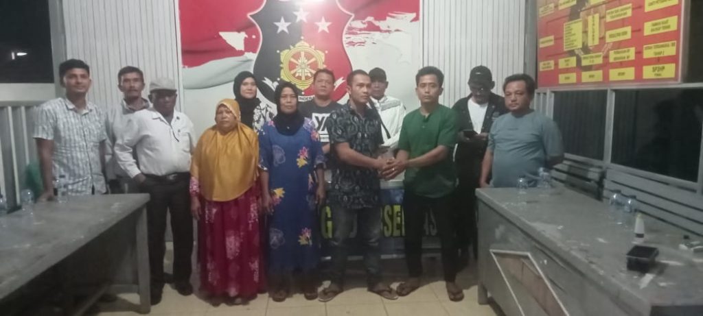 Di Hadapan Polsek Batang Toru, Pelaku Pencurian Minta Maaf ke Korban