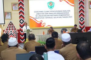 Buka Coaching Clinic, Bupati Tapsel : Semoga Terwujud Transformasi Birokrasi Yang Dinamis, Lincah dan Profesional