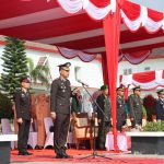 Saat memimpin Upacara 1 Oktober, Kapolres Tapsel, AKBP Imam Zamroni, mengajak segenap pihak untuk tegakkan dan amalkan Pancasila