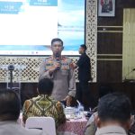 Kapolres Tapsel, AKBP Imam Zamroni, memimpin FGD usai pelaksanaan dialog publik Pilpres 2024 bersama Asops Kapolri, Irjen Pol Verdianto Iskandar B, secara virtual dari Mabes Polri