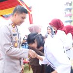 Kapolres Tapsel, AKBP Imam Zamroni, saat menghadiri pembukaan pembekalan Finalis Boru Namora Karang Taruna tahun 2023