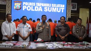 Suksesi Pengungkapan 200 Gram Sabu dan 1 Kg Ganja, Kapolres Tapsel Ucap Terima Kasih ke Masyarakat