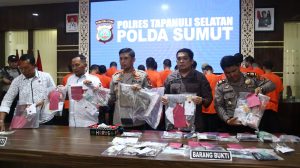 Ungkap 27 Pelaku Narkoba Sebulan, Polres Tapsel Selamatkan 2.000 Jiwa dari Narkotika