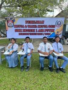 Bak Pilpres, Pilketos di SMK Negeri 1 Air Putih Batu Bara Sengit, Ada Juga Kampanye dan TPS-nya