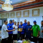 Kadisnaker Provsu, Abdul Haris Lubis, menerima audensi jajaran Pengurus DPD K-SPSI 1973 Sumut