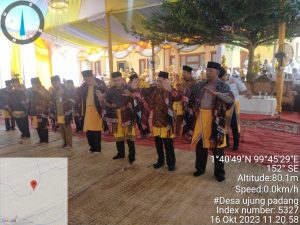 Polsubsektor Halongonan Hadiri Pelantikan Lembaga Adat dan Budaya