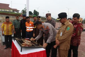Lengkapi Markas Baru, Kapolres Resmikan Lapangan Apel Tantya Sudhirajati di Mako Polres Tapsel