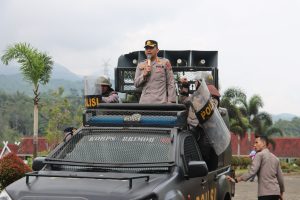 Pimpin Simulasi Sispamkota, Kapolres Tapsel : Persiapan dan Suksesi Pemilu Damai