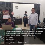 Unit Intel Polsek Sipirok melaksanakan monitoring ke Kantor KPU Tapsel