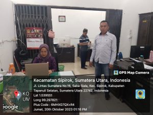 Kunjungi KPU Tapsel, Simak Agenda Polsek Sipirok