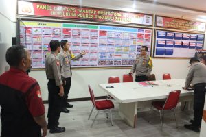 Kapolres Tapsel Sidak Posko Ops Mantap Brata Toba, Ini Tujuannya